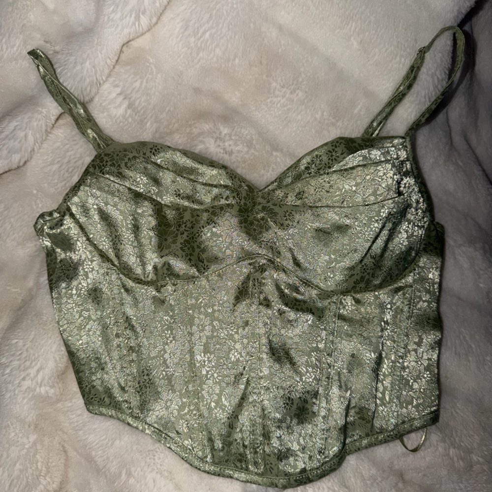 Brand New Size Small Windsor Light Green Textured Top, Super Cute!